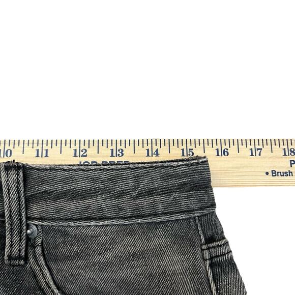 Fashion Nova Dazzle Dazzle Rhinestone Denim Shorts Size 9 Gray Cutoff Concert - Picture 9 of 9